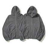 Cardigan Baseball Jacket Polar Fleece Hooded Loose Zip Jacket