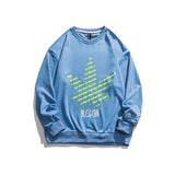Crew Neck Sweatshirts for Men Men's Autumn Preppy Style Letters Embroidered Sweater