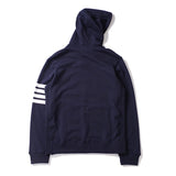 Cardigan Baseball Jacket TB Terry Zipper Cardigan Hoodie