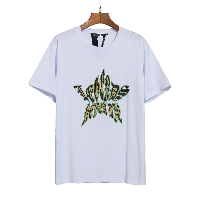 Vlone Printed Short Sleeve Casual Able Summer Clothes T Shirt