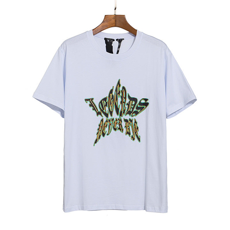 Vlone T Shirt Starfish Printed Short Sleeve