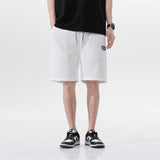 Men White Shorts Summer Men's Casual Pants Loose Sports Men Casual