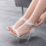 Nude Heels for Wedding Sandals