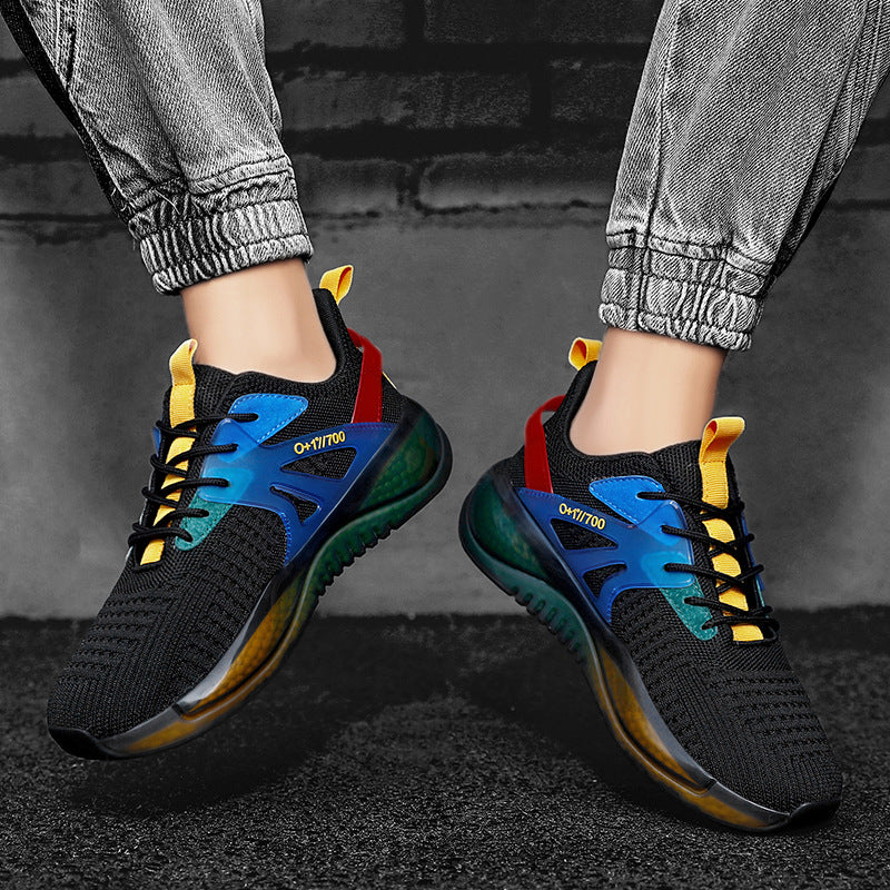 designer Sneaker Shoes Summer Men's Shoes Colorblock Breathable Sneakers