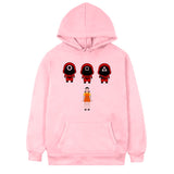 Squid Game Costume One Two Three Wooden Man Hooded Sweater