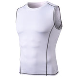 Moisture Wicking Tank Top Sports Vest round Neck Tight