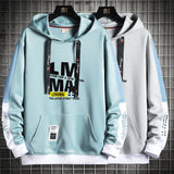 Men Hoodie Pullover Loose Sports and Leisure Top Youth Trendy