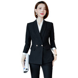 Interview Suit Women Suit Autumn Interview Tooling Set