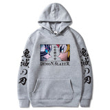 Anime Hoddies Kimetsu No Yaiba Inflammatory Column Loose Sweater