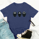 Squid Game Costume Printed Short-Sleeved Men's and Women's T-shirt