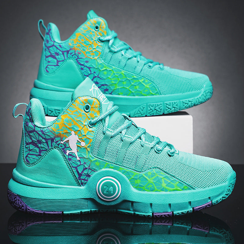 Men Basketball Shoeses Men Basketball Shoeses Men's Trendy Sneakers High-Top Shoes Teenagers