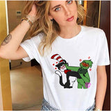 Men and Women Grinch Shirt Christmas Grinch Pattern T-shirt