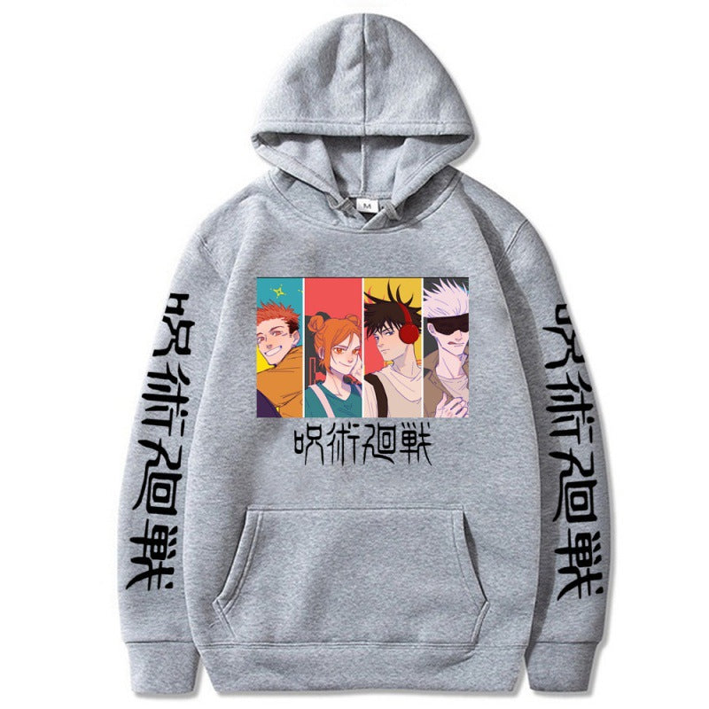 Anime Hoddies Five Wu Student Tops Casual Sweatshirt