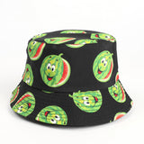 Bucket Hat Fishing Cap Cotton Print Fisherman Hat Flower Fashion Basin Hat for Men and Women Casual Sun Hat