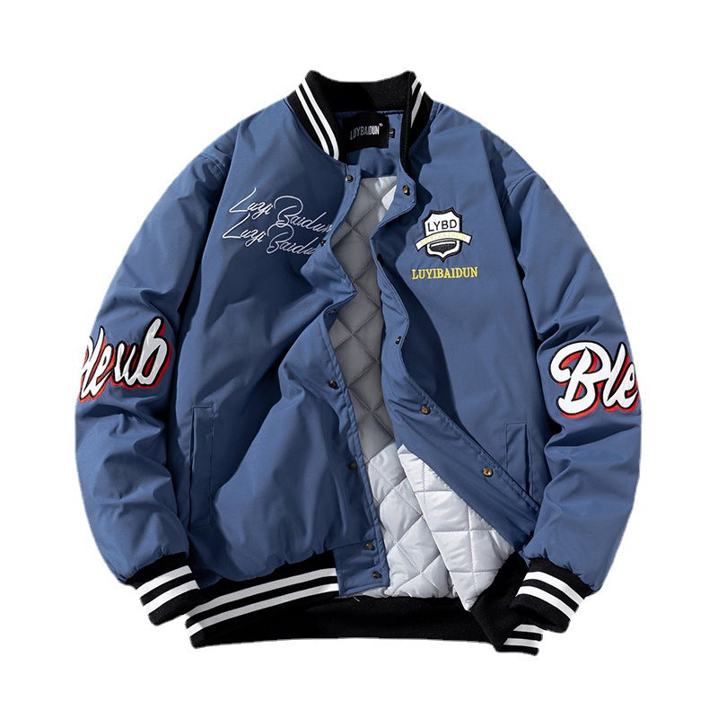 Varsity Jacket Autumn And Winter Baseball Uniform Men'S Jacket Jacket