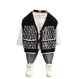 Toddler Boys Jackets Boys' Sweater Vest Autumn Knitted Coat