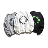 Crew Neck Sweatshirts for Men Men Autumn Printed Crew Neck Top Men