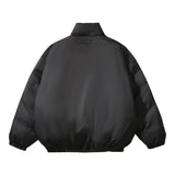 Cardigan Baseball Jacket Fog Essentials Cotton-Padded Coat for Men and Women Half Zipped Cotton-Padded Jacket