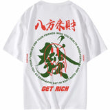 Men T-Shirts Loose Oversize Half Sleeve