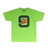 Ice Cream Running Dog T Shirt Loose Printed Audio Rap T-shirt