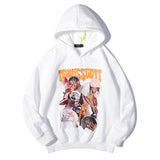 Kanye West Sunday Service Hoodie Hip Hop Rap Character Printed Loose Sweatshirt