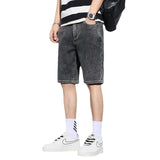 Men Denim Shorts Thin Denim Shorts Men's Summer Loose Men's