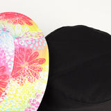 Bucket Hat Fishing Cap Cotton Print Fisherman Hat Printed Colorful Flower Fashion Sun Hat