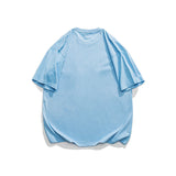 Men T Shitrs Letter Printing Fake Two-Piece Round Neck