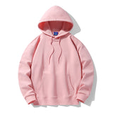 Men Hoodie Solid Color Hoodie Casual Loose plus Size