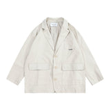 Man Fall Fall Vintage Corduroy Suit Jacket Loose-Fitting Casual Suit Jacket
