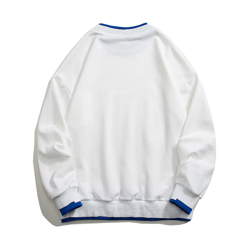 Men 'S Sweatshirt Spring Men 'S Round Neck Leisure Sports Sweater Loose