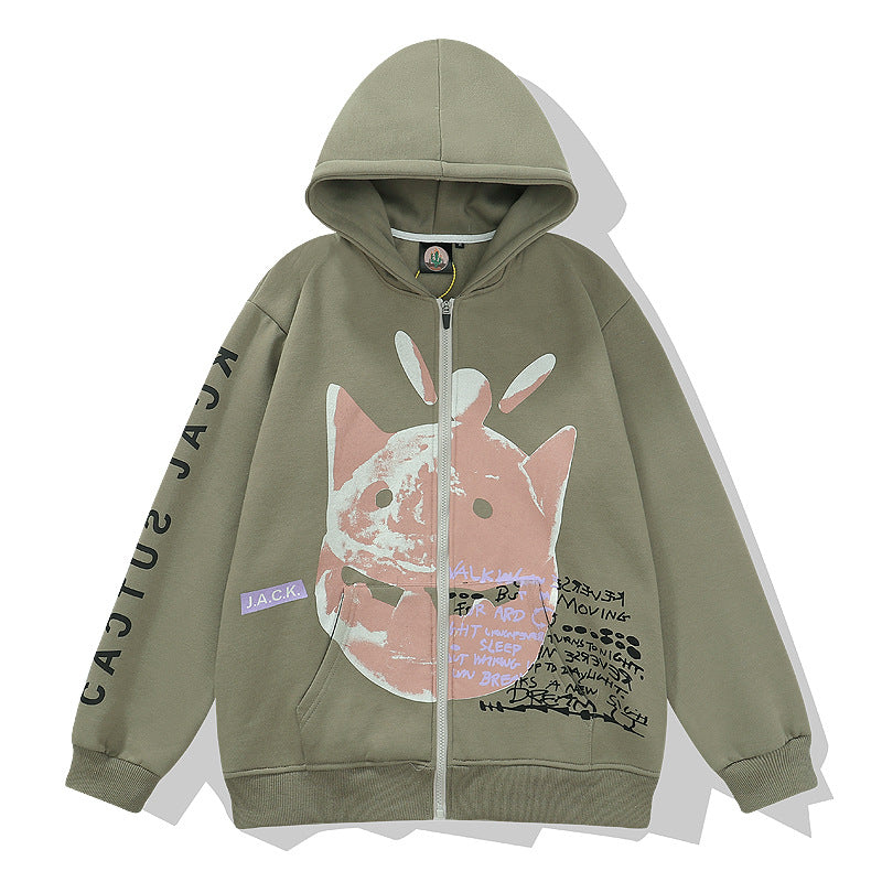 Kanye West Sunday Service Hoodie New Sight Hoodie Rap Cardigan Zipper Hoodie