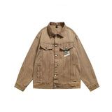 Men Denim Jackets Fall Jacket Men's and Women's Loose Casual Denim Jacket