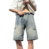 Men Denim Shorts Men's Summer Pants