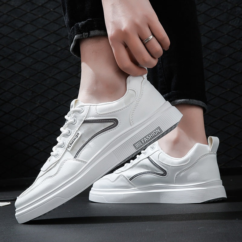 Flat Shoes Spring White Shoes Sneakers Men's Fashion Trendy Casual Shoes