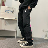 Off White Pants Loose Casual Trousers Men'S And Women'S Sports Sweater