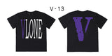 Vlone T Shirt Short Sleeve Couple Loose T-Shirt