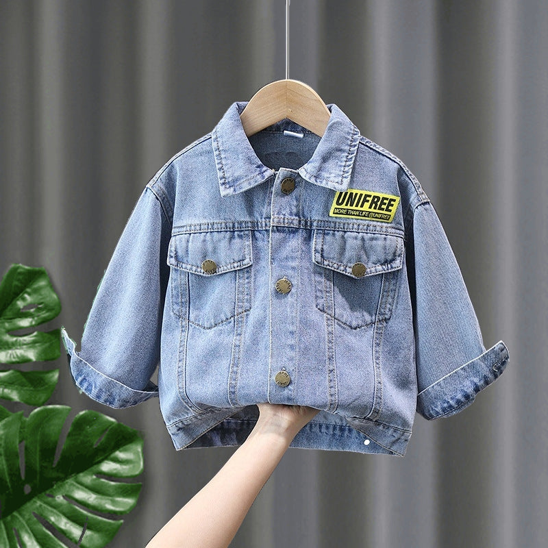 Toddler Boys Jackets Boys' Denim Jacket Spring Clothing Top