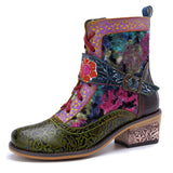 Justin Yellowstone Boots Retro Ethnic Style Retro Women'S Shoes
