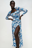 Kendall Jenner Wedding Guest Dress Women's Printed