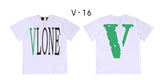 Vlone T Shirt Short Sleeve Couple Loose T-Shirt
