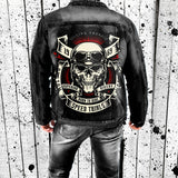 Skull Apparel Skull Bone Denim Jacket