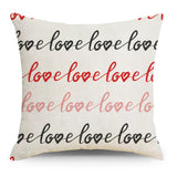 Valentine's Day Pillow Covers 4 Piece Random Styles Together, Love Festival Home Pillow Cushion Cover
