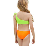 Children Swimsuit Children's One-Piece Fashion Stitching Bikini Girl
