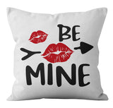 Valentine's Day Pillow Covers 4 Piece Random Styles Together, Holiday Home Gift Pillow Cushion Cover