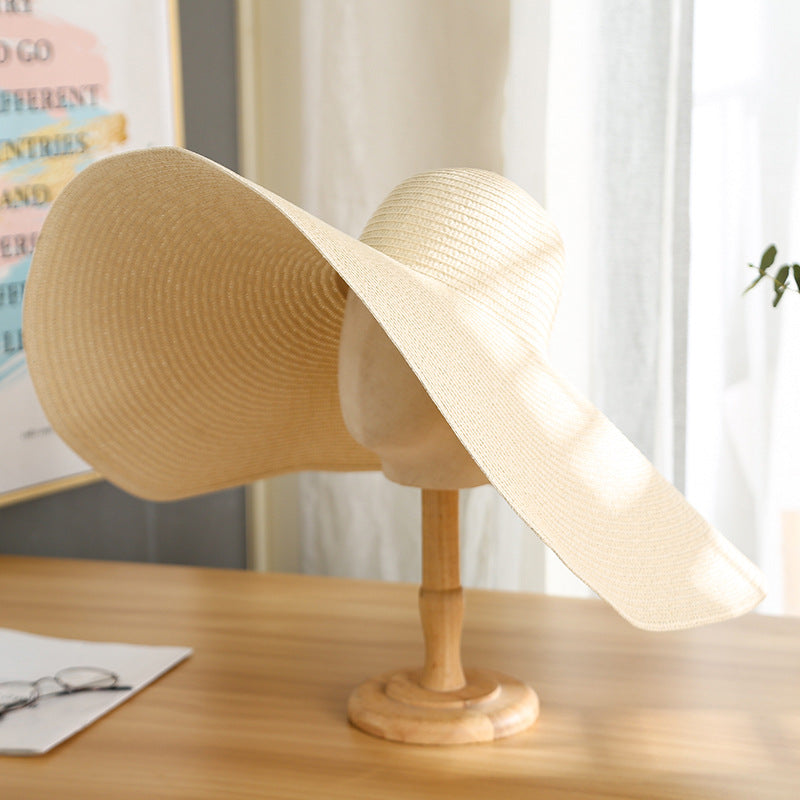 Big Hats Women's Korean-Style Casual Beach Hat Straw Hat