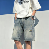 Men Denim Shorts Men's Summer Pants