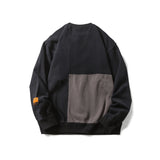 Crew Neck Sweatshirts Men's Autumn Men's Pullover Stitching Loose