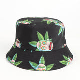 Bucket Hat Fishing Cap Cotton Print Fisherman Hat Printing Men and Women Outdoor Leisure