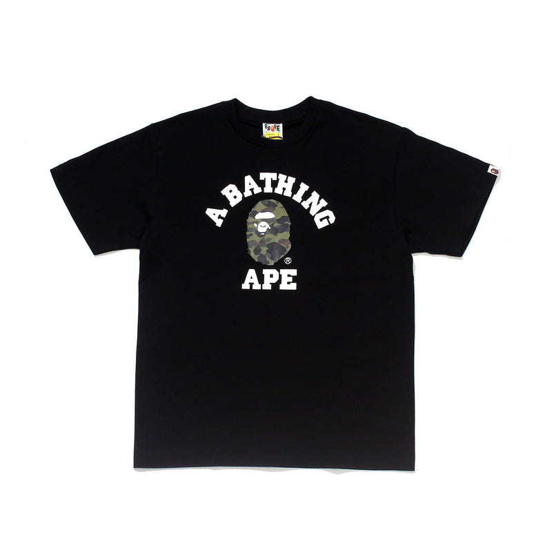 Bape Bearbrick T Shirt Casual Letter Printed Round Neck Short Sleeve